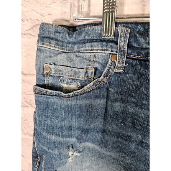 Torrid Women's Denim Cut Off Jean Shorts Size 20 Medium Wash - Picture 3 of 9
